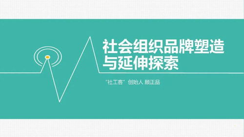品牌培育 打造堅實的管理基礎，構建長遠的社會組織發展格局